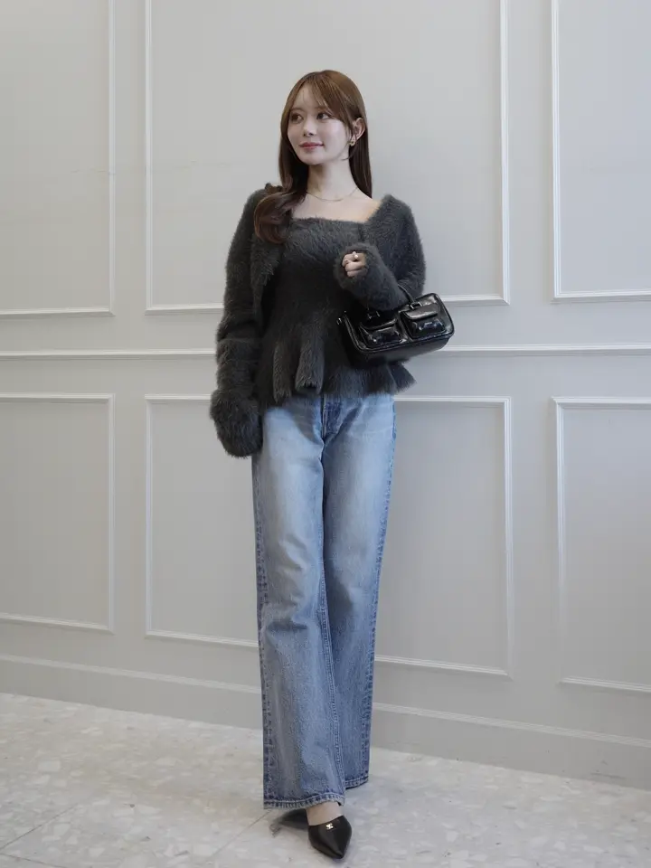 ロゴモチーフポイントテッドミュール