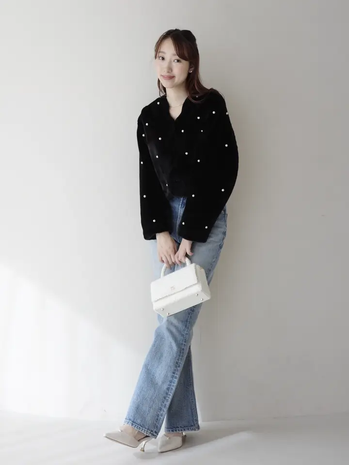 ロゴモチーフポイントテッドミュール