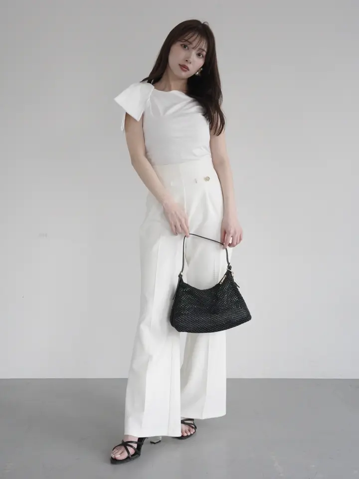 ASYMMETRY RIBBON TOPS