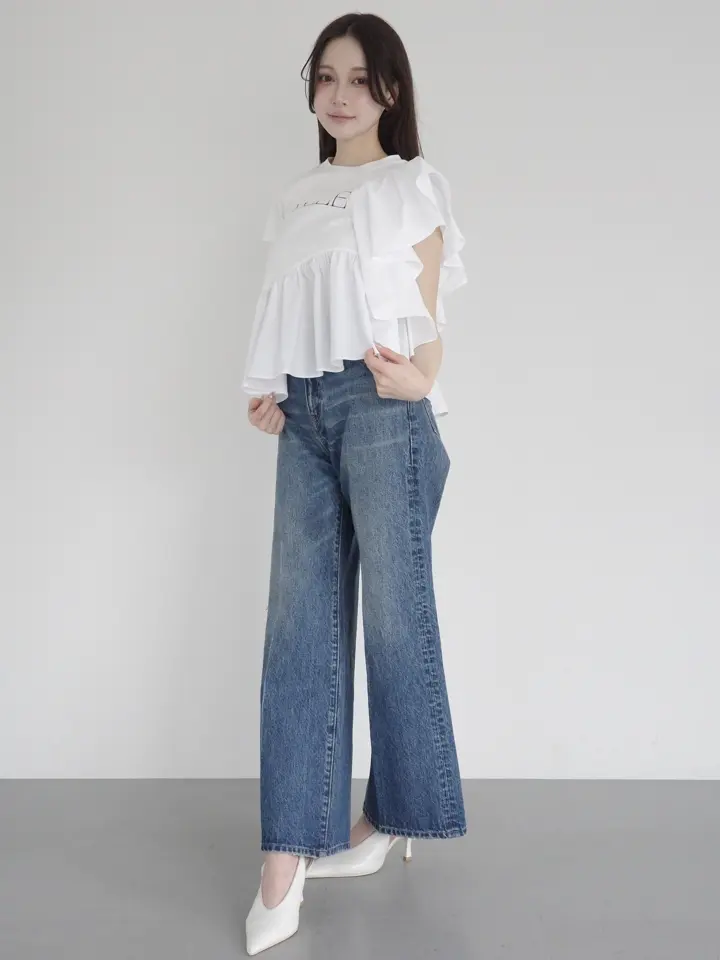 ALLEE FRILL TRIM TOPS