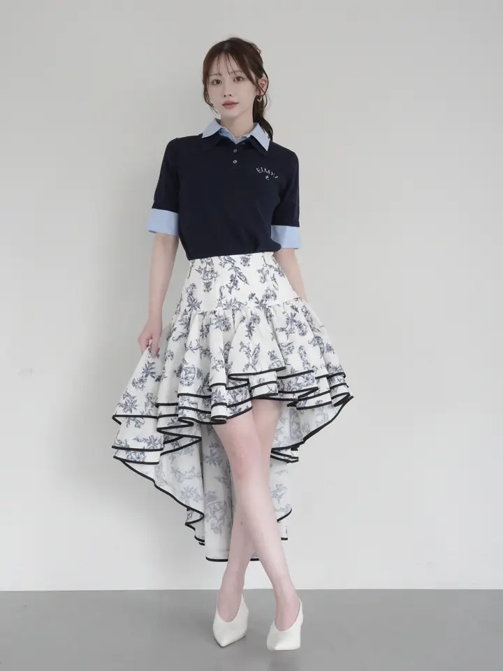 BACK LONG JOUY SKIRT