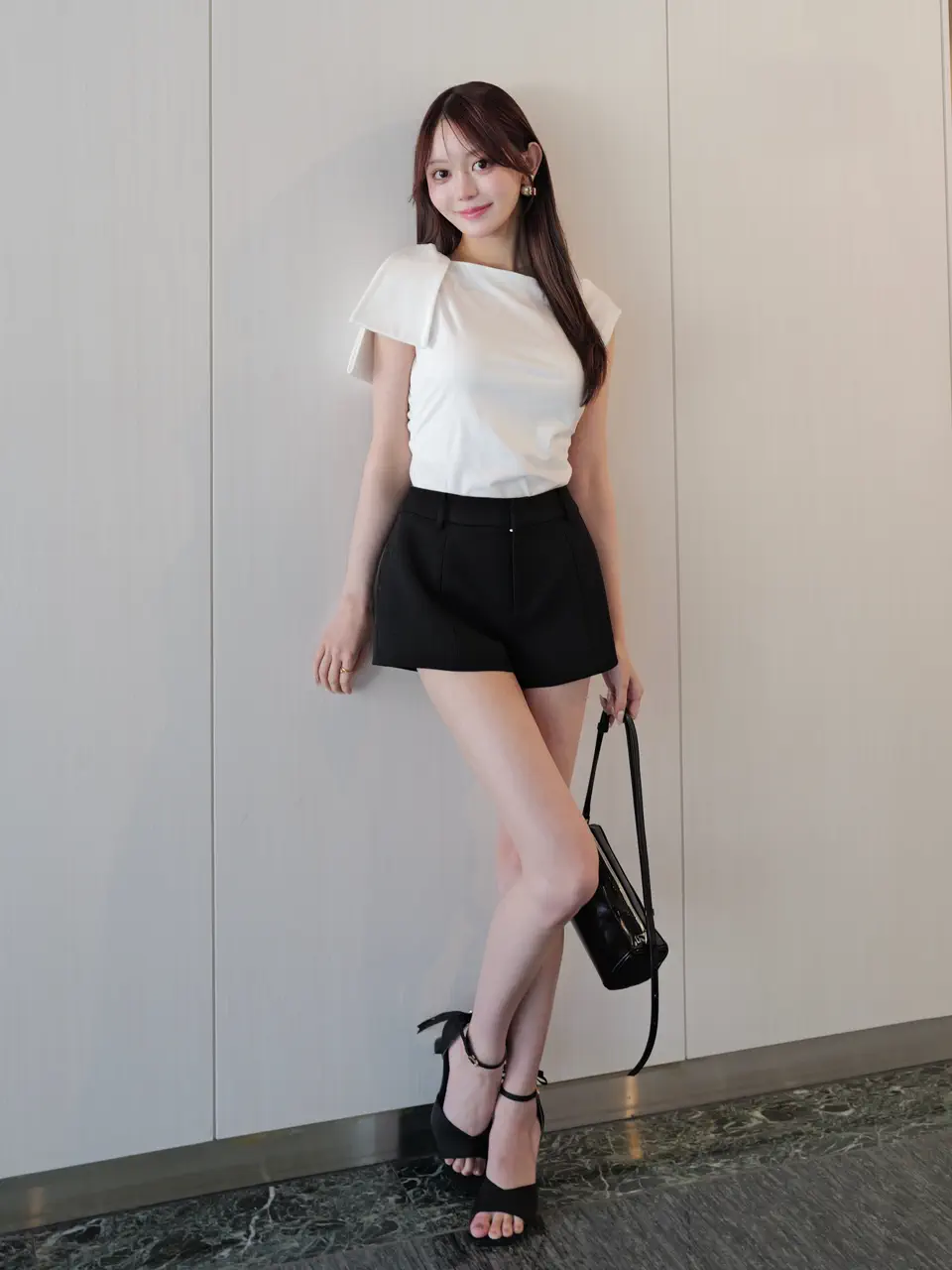 ASYMMETRY RIBBON TOPS