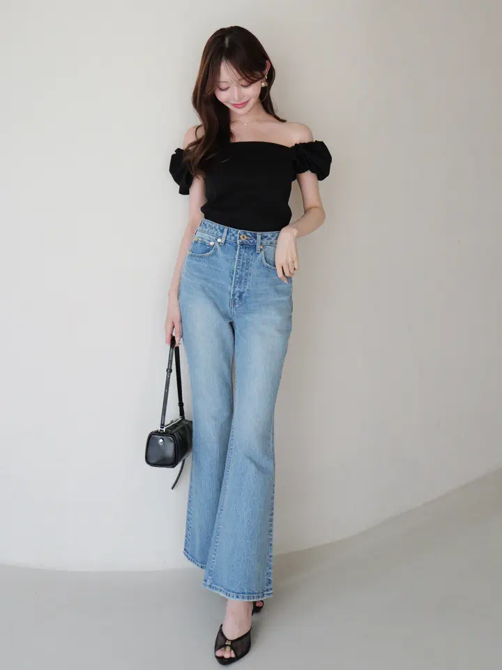 STRECH FLARE DENIM