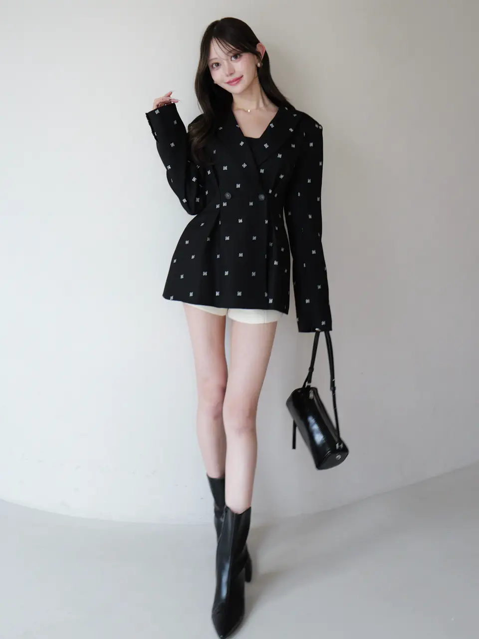 WOOL SHORT TRENCH COAT