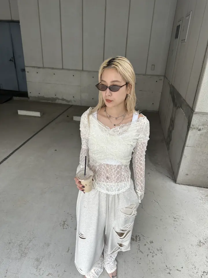 LACE FLARE PANTS