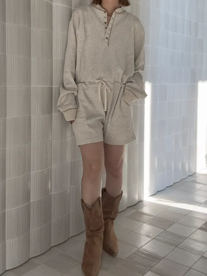 FAITH HENLEY NECK ROMPERS