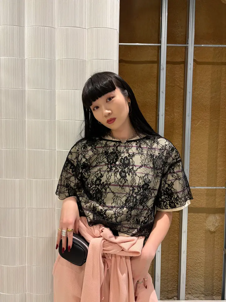 トップス ELCHELE LACE UNIVERSAL TEE LACE UNIVERSAL TEE