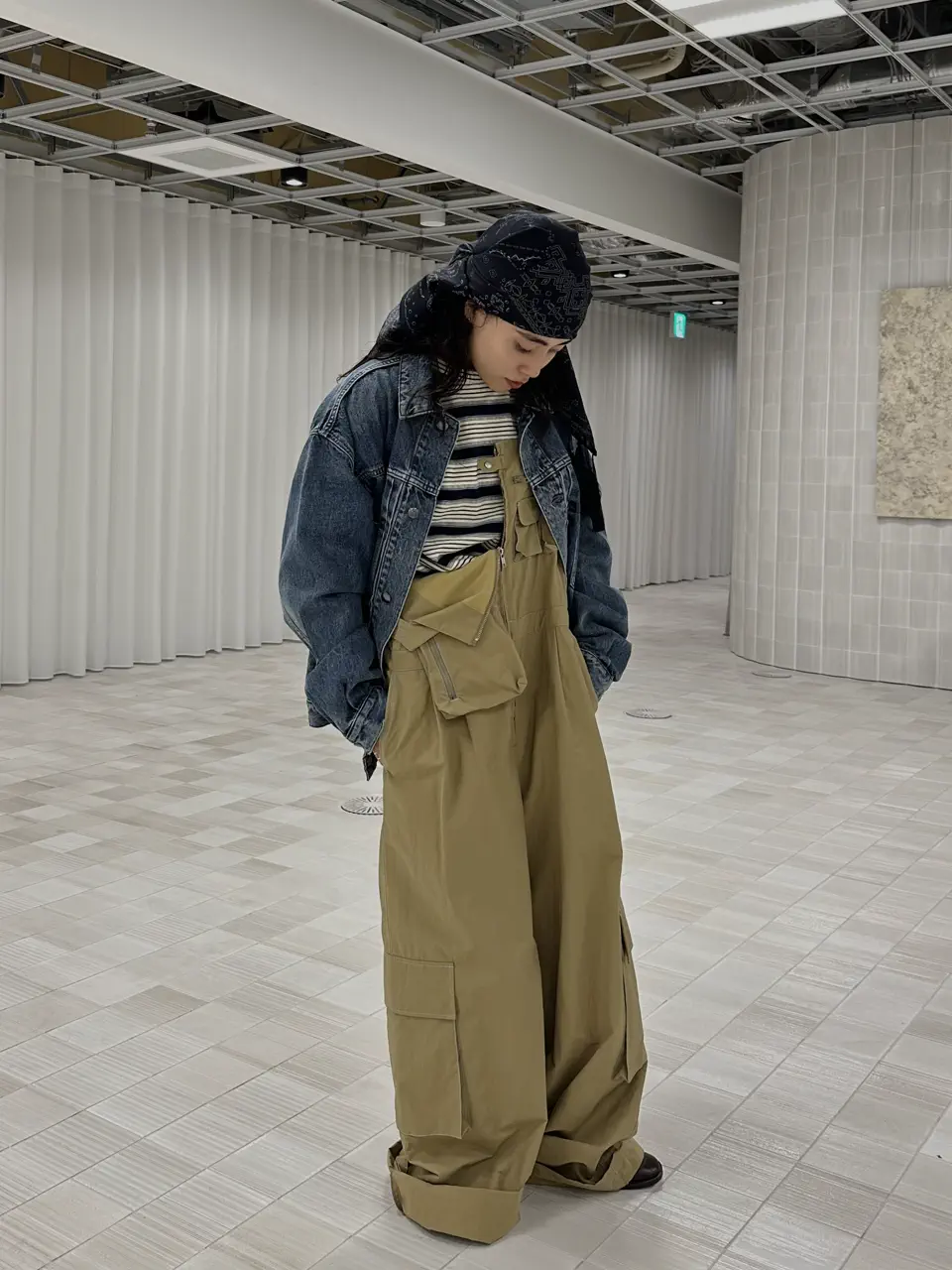 LAYERED BORDER LS TEE