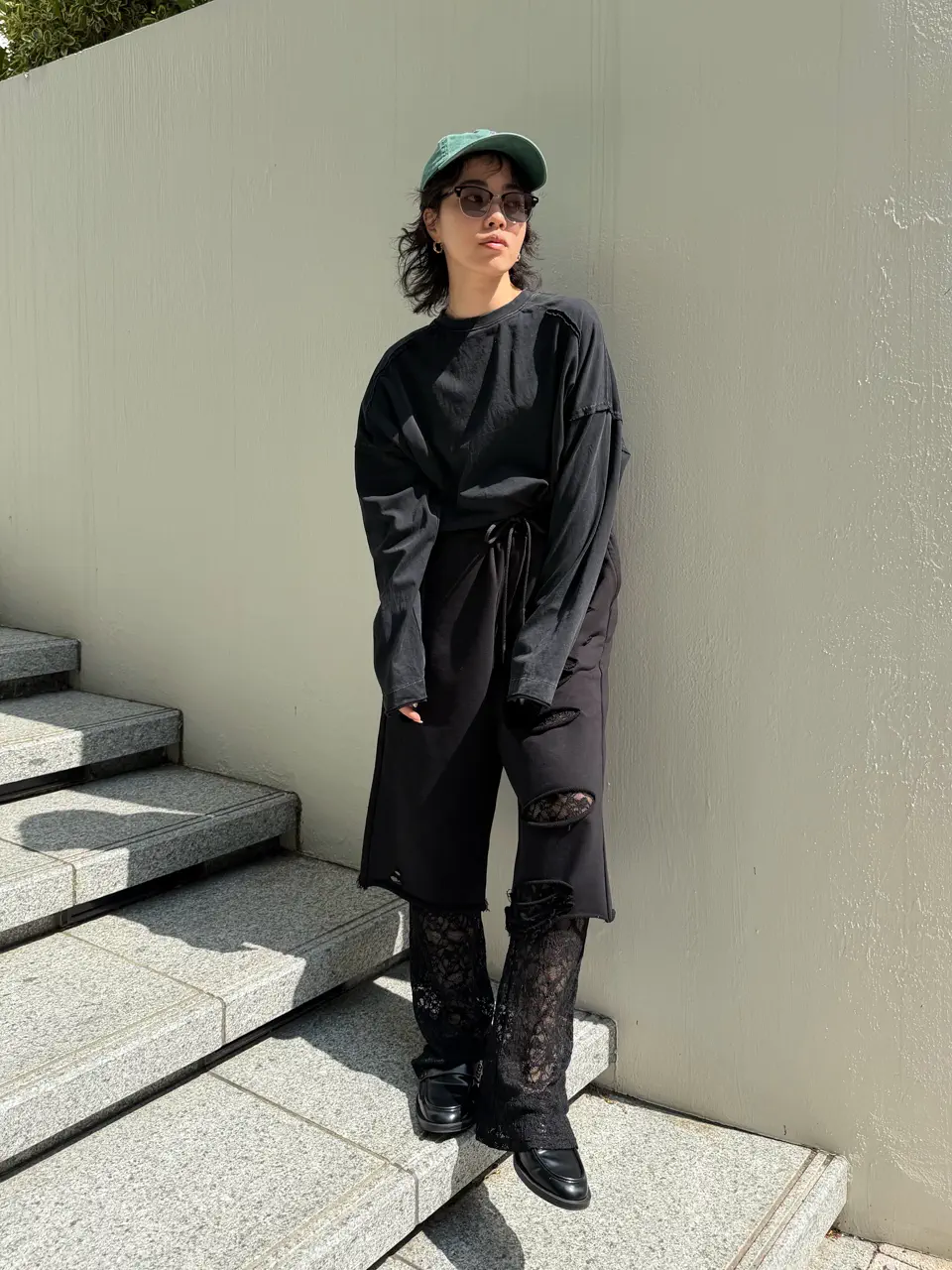 LACE FLARE PANTS