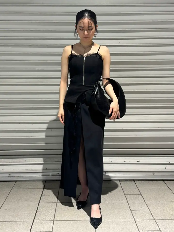 SLIT LAYERED LONGSKIRT – JOSEMOON