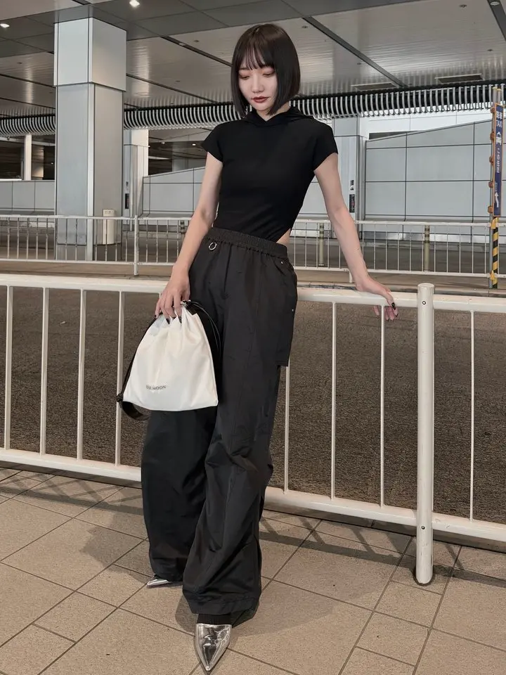 SIDE TUCK TAFFETA PANTS – JOSEMOON