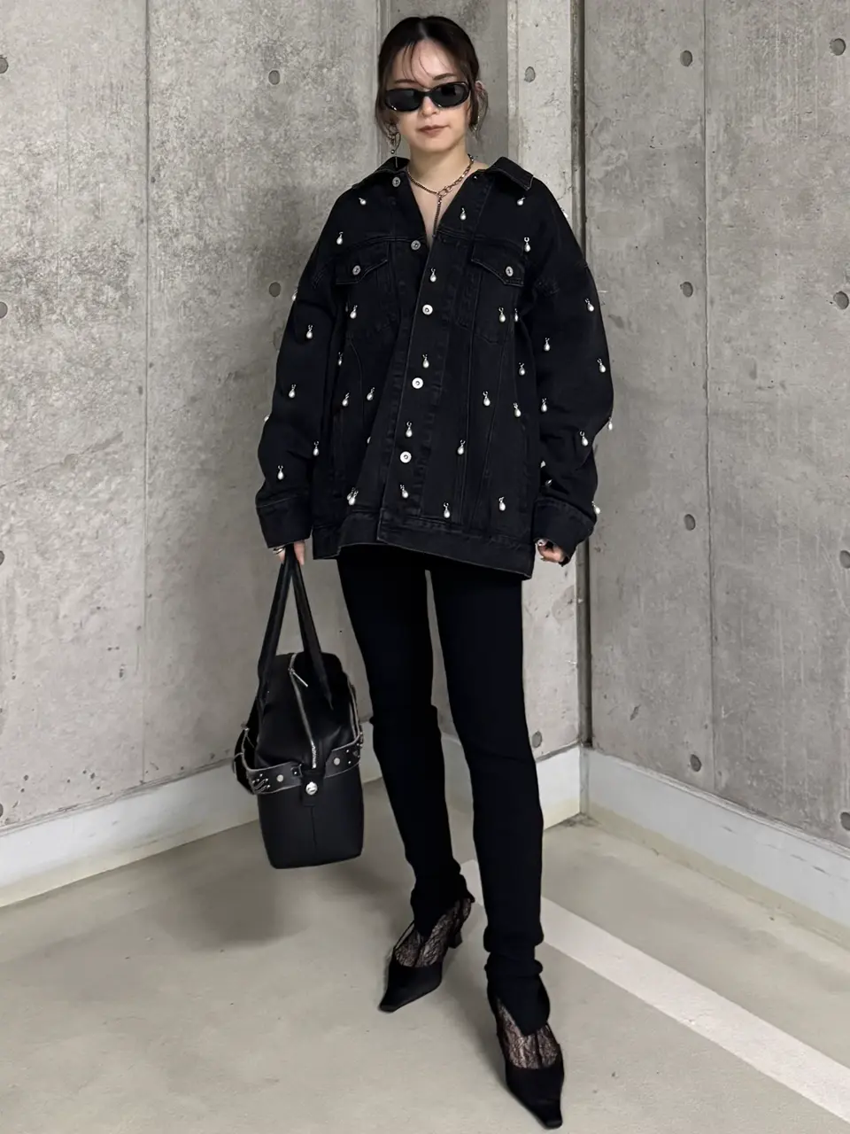 OVER DENIM JACKET with PEARL – JOSEMOON