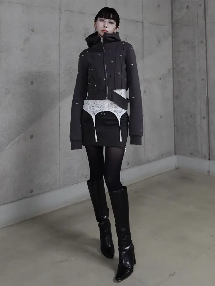 GRID MINI SKIRT – JOSEMOON