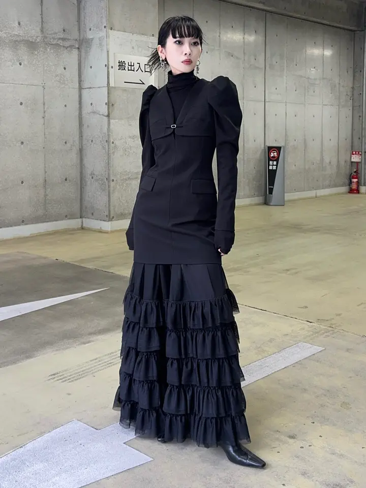 POWER SHOULDER MINIDRESS – JOSEMOON