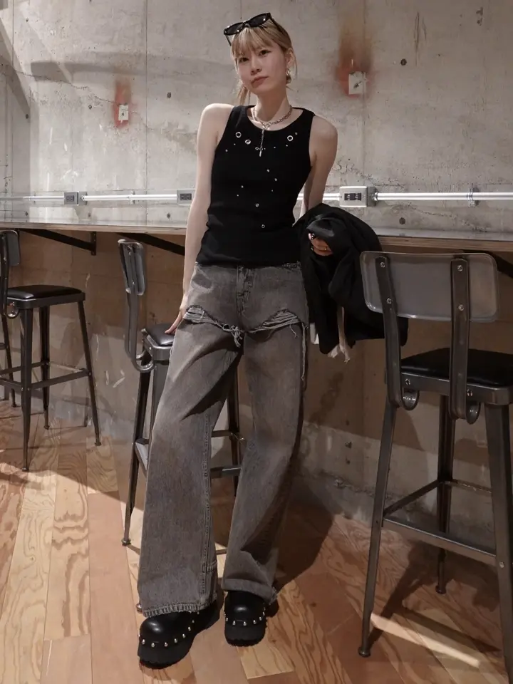 EYELET TANK TOP – JOSEMOON