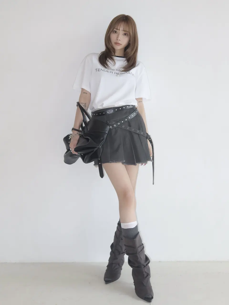 【josemoon】GATHERED OPEN TOE BOOTS GATHERED OPEN TOE BOOTS – JOSEMOON