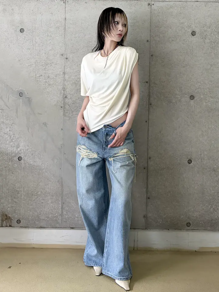 LAYERED LIKE DENIM PANTS – JOSEMOON