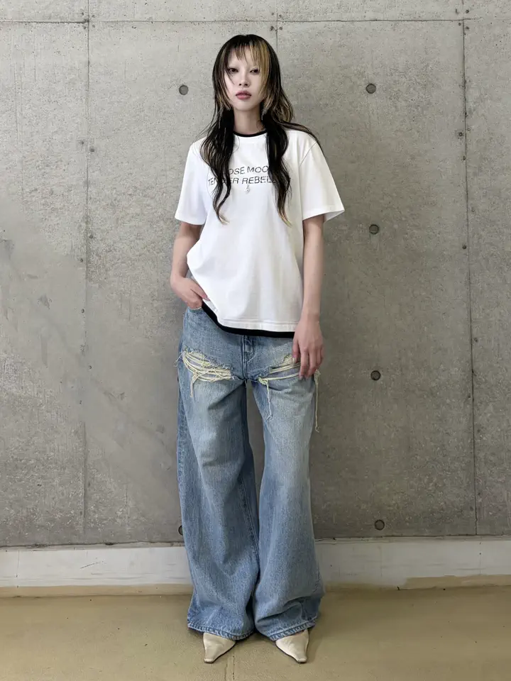 新品タグ付き　LAYERED LIKE DENIM PANTS　38 LAYERED LIKE DENIM PANTS – JOSEMOON