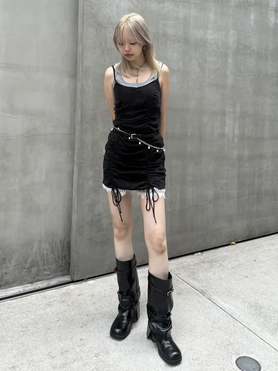 CHAIN BELT with PEARL – JOSEMOON