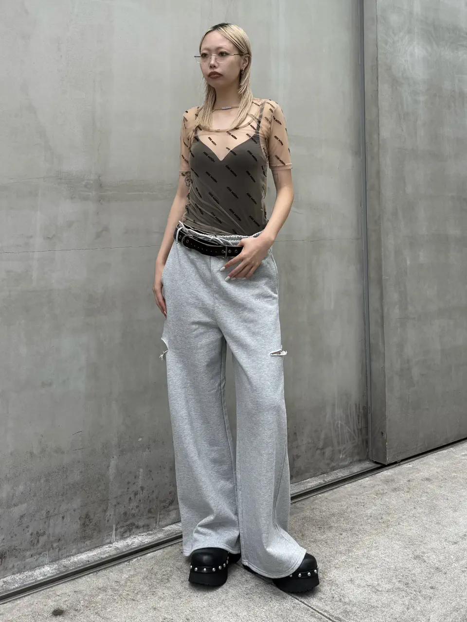 josemoon サイドスリット スウェットパンツ SIDE SLIT SWEATPANTS NW