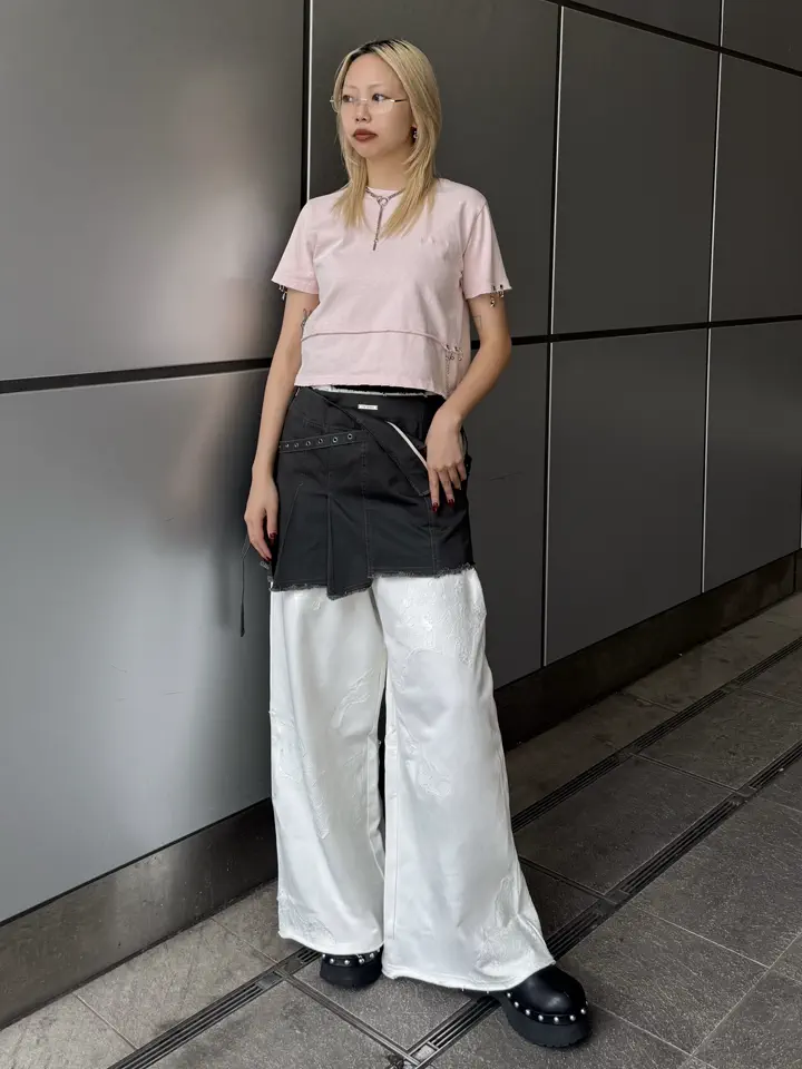 LACE EMBROIDERY SWEATER PANTS – JOSEMOON