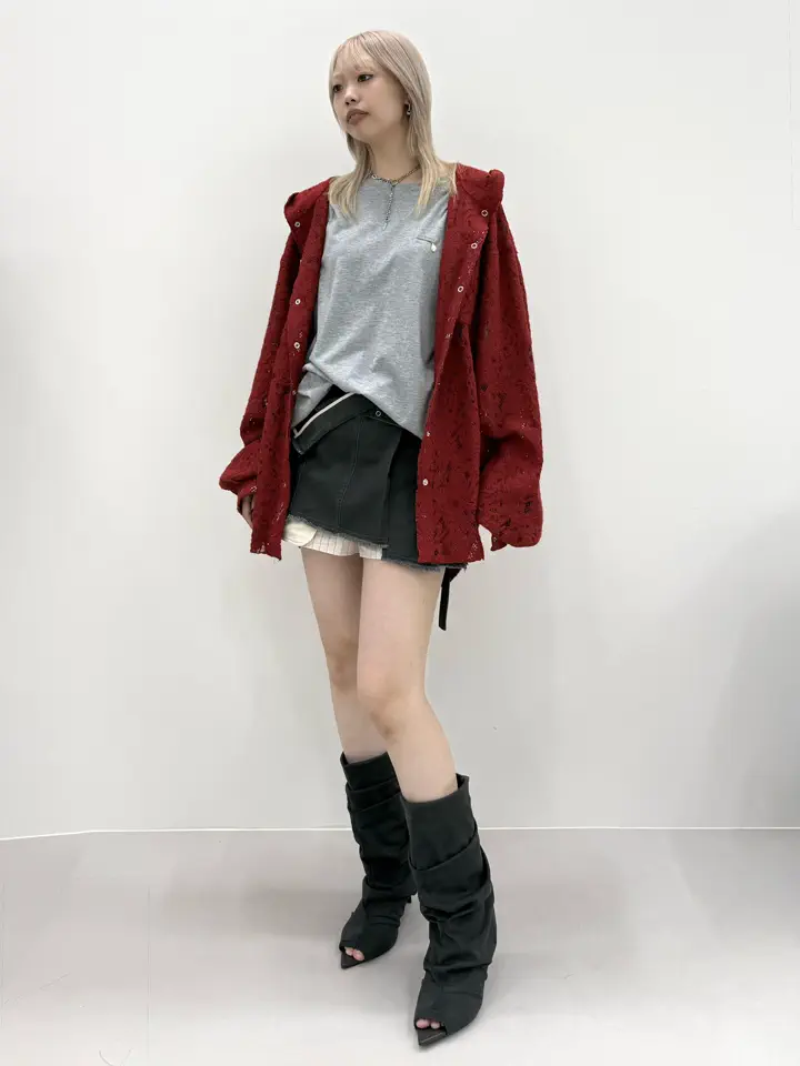 GATHERED OPEN TOE BOOTS – JOSEMOON