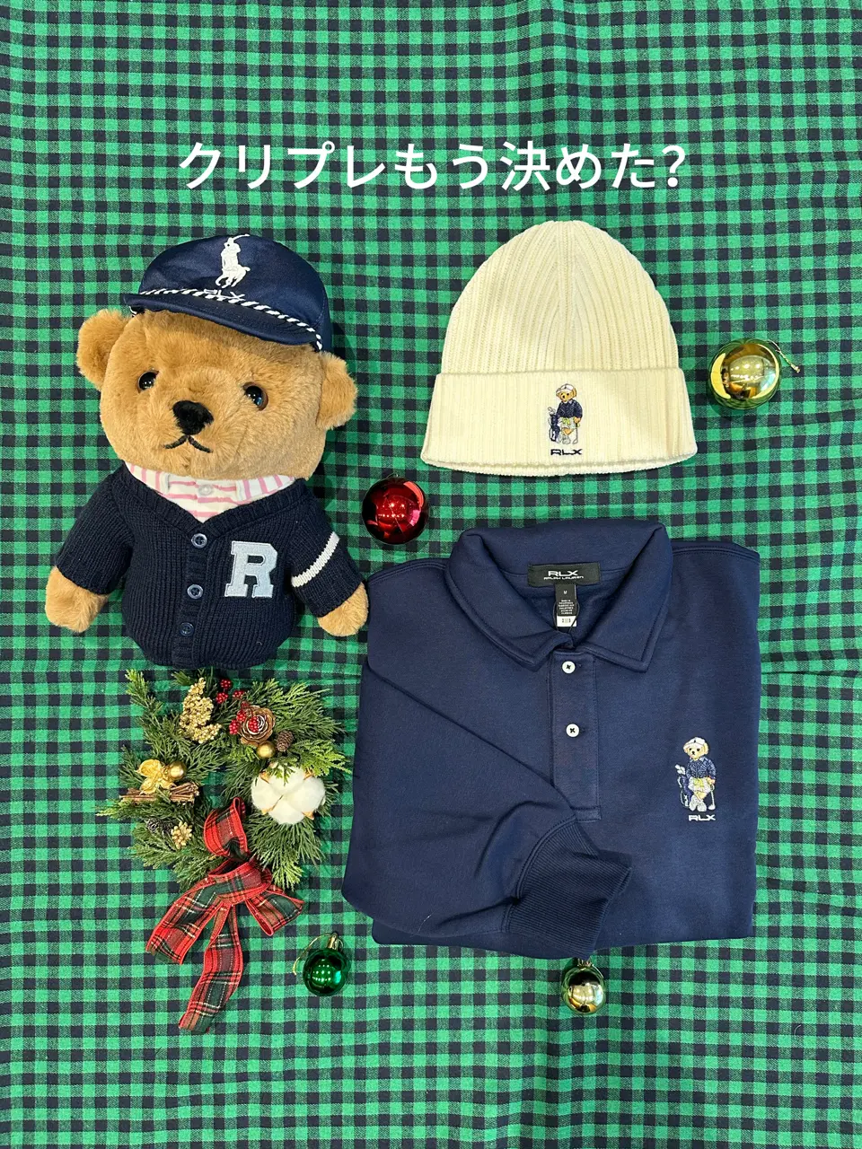 RLX Poloベア フリース 長袖ポロシャツ レディス(長袖シャツ