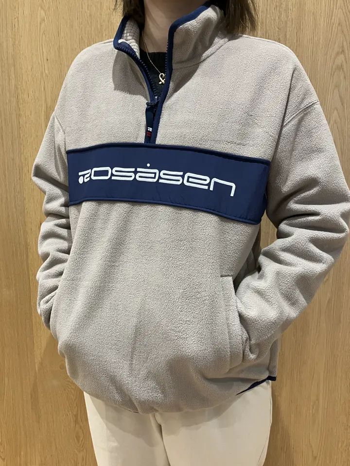 ウォームシールドフリース ハーフジップ切替プルオーバー(中間着