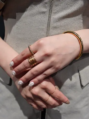 CARVEN　バングル ゴールド×シルバー（カルヴェン） CARVEN バングル ゴールド×シルバー（カルヴェン） アクセサリー