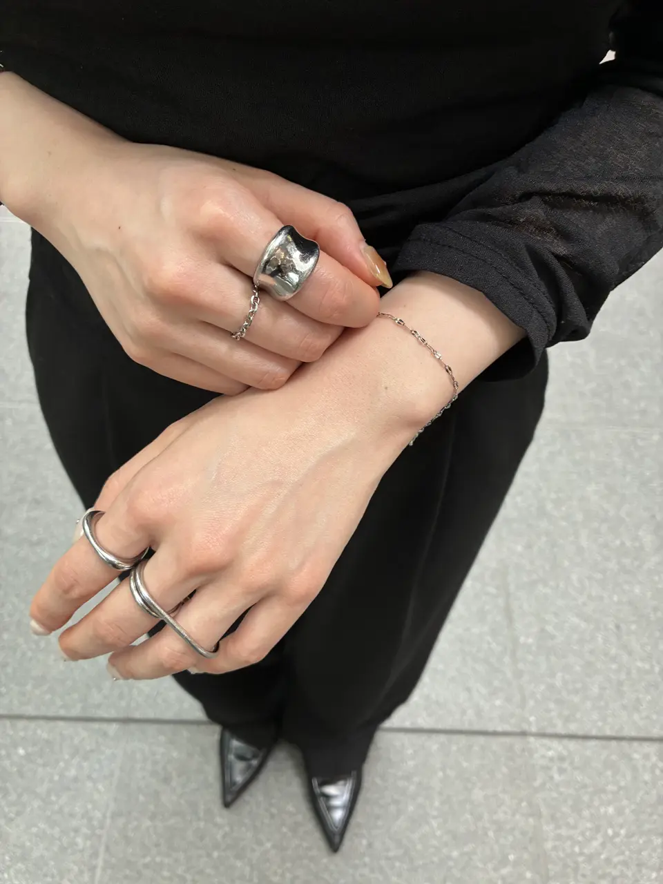 シルバー]チェーンリング