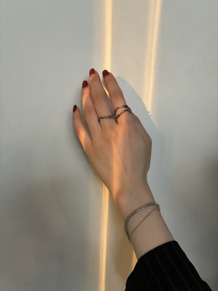 シルバー]チェーンブレスレット/2.5mm