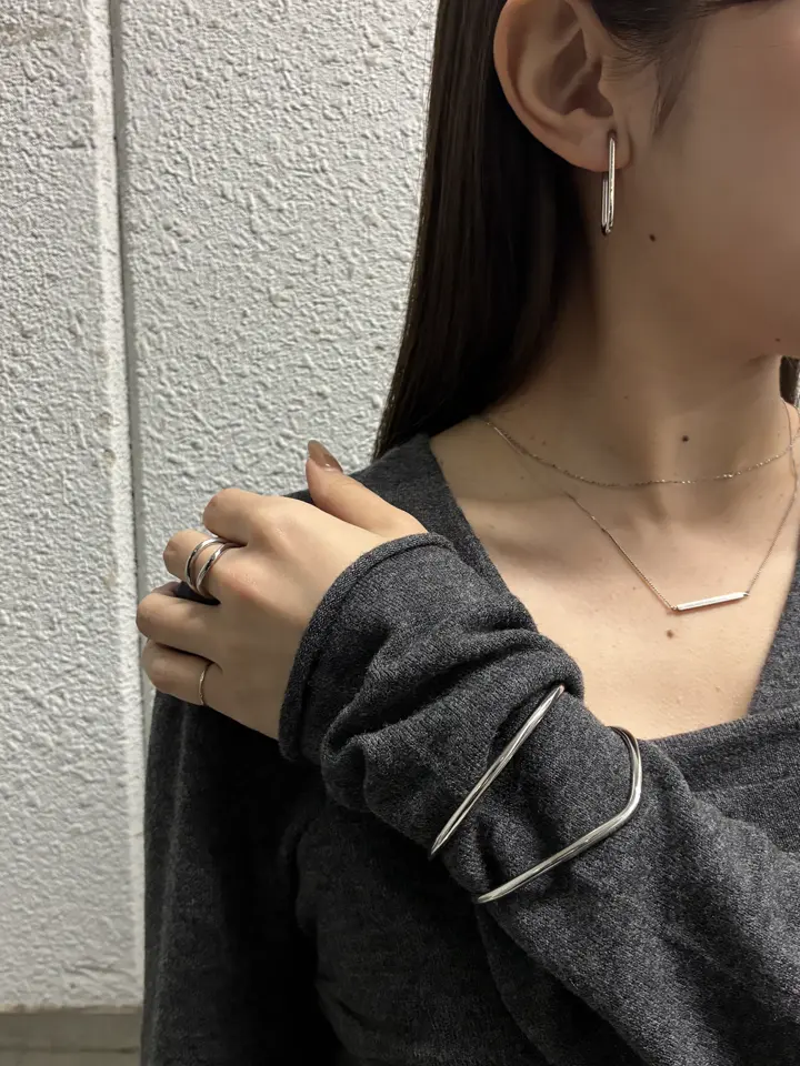 シルバー]クロスリング