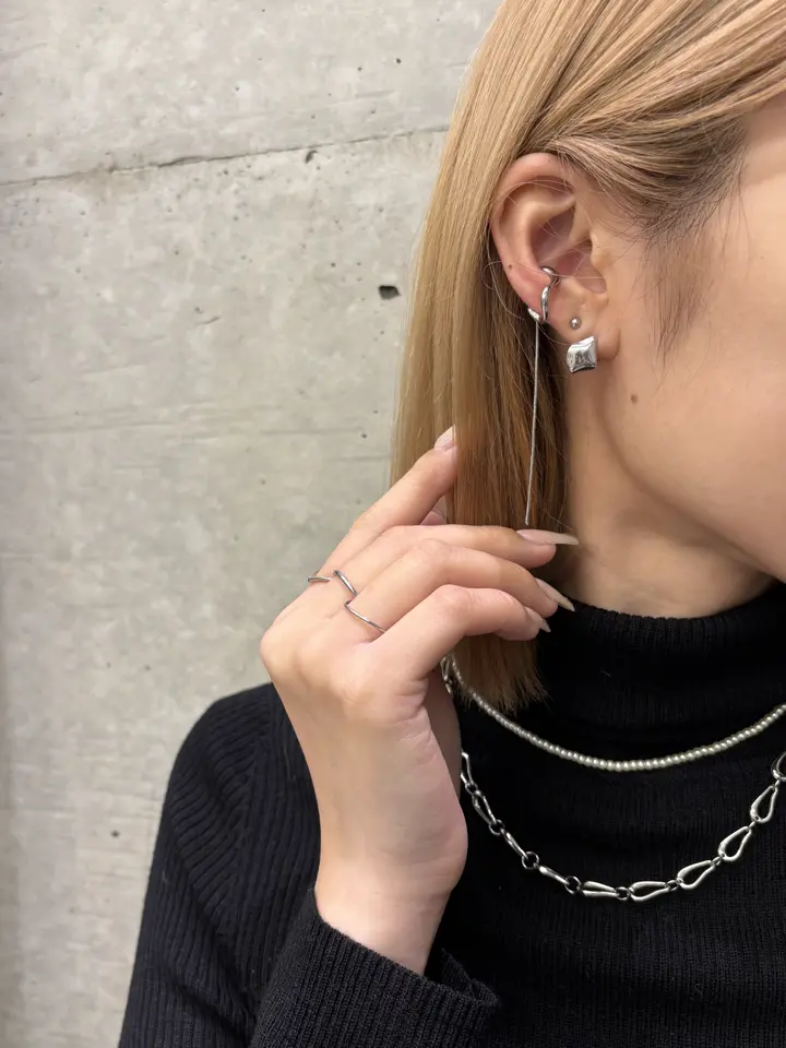 シルバー]ホールドピアス