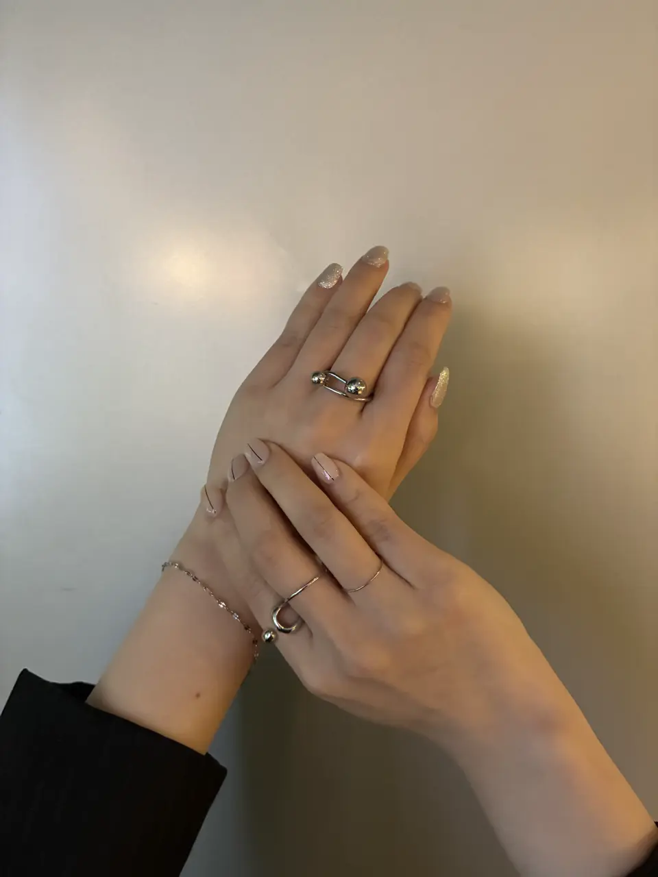 シルバー]ホールドラインリング