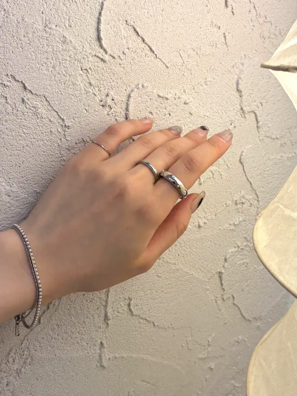 シルバー]シンプルピンキーリング