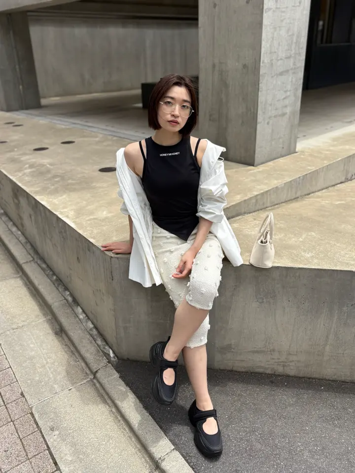 HONEY MI HONEY｜rain peplum blouson｜雨の日も華やぐペプラム