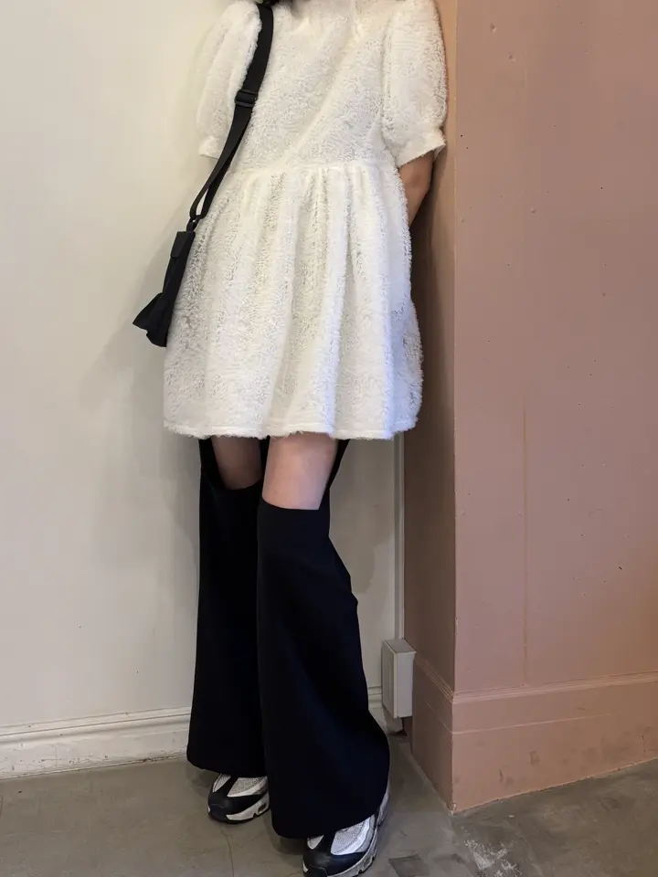 HONEY MI HONEY ハニーミーハニー｜チュールパフスリーブワンピース