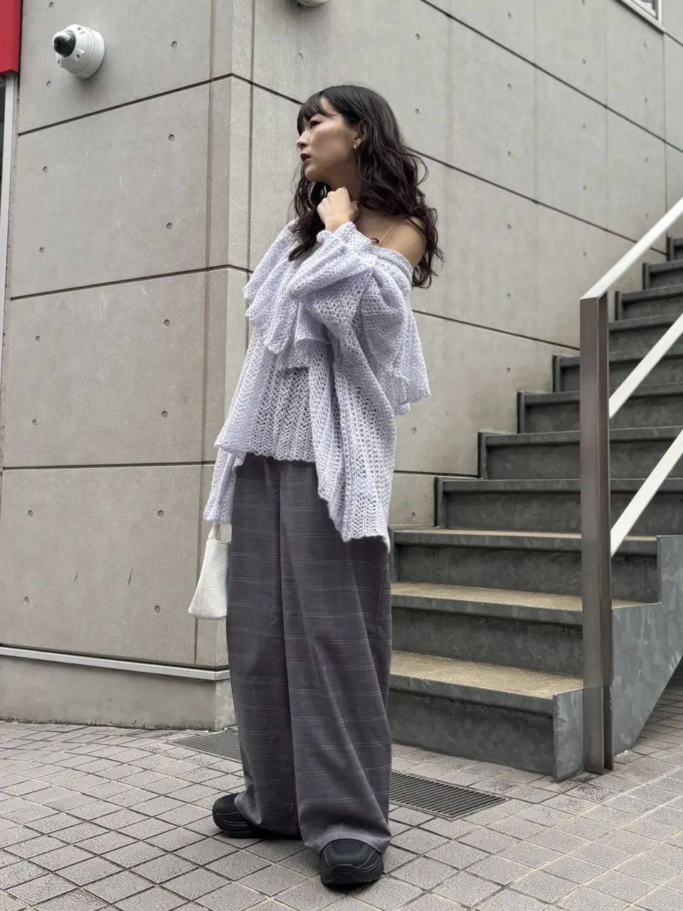 HONEY MI HONEY｜フリルカラークロシェニット｜華やかでふんわり可愛い