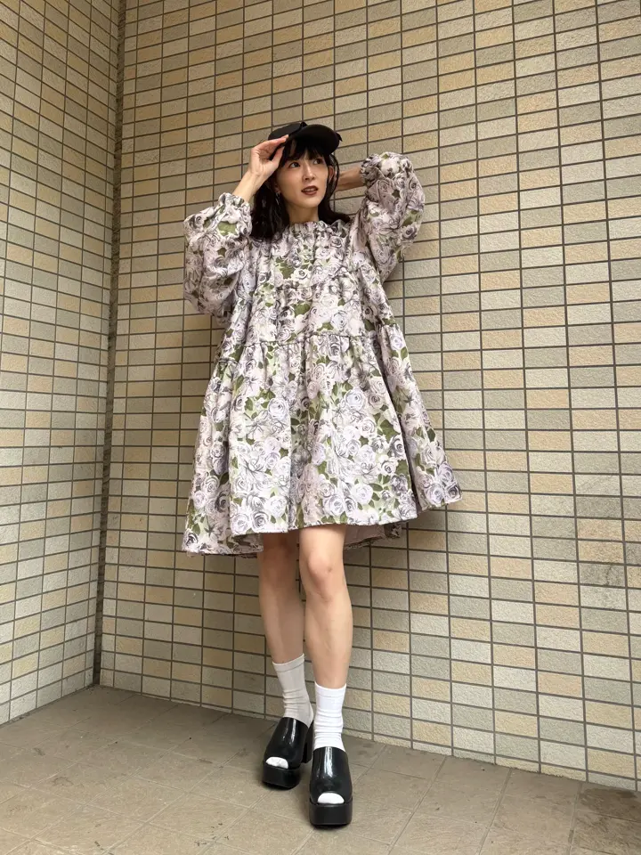 sister jane】Alcove Tapestry Mini Dress HONEY.MALL