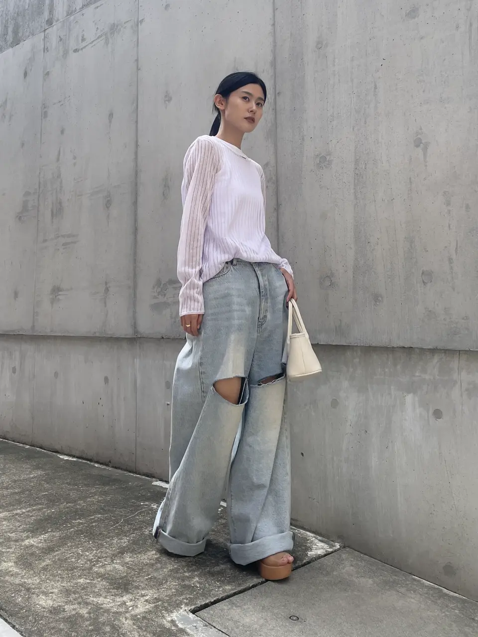 HONEY MI HONEY｜ボーイズデニムパンツ｜スーパーワイドシルエットと