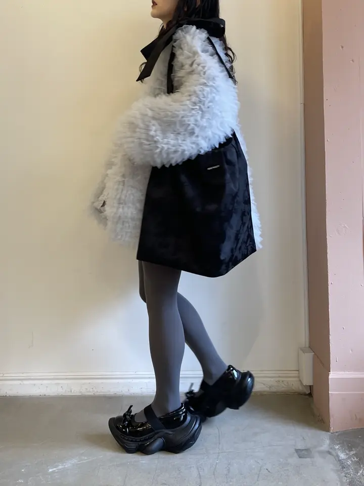 tulle tiered blouson