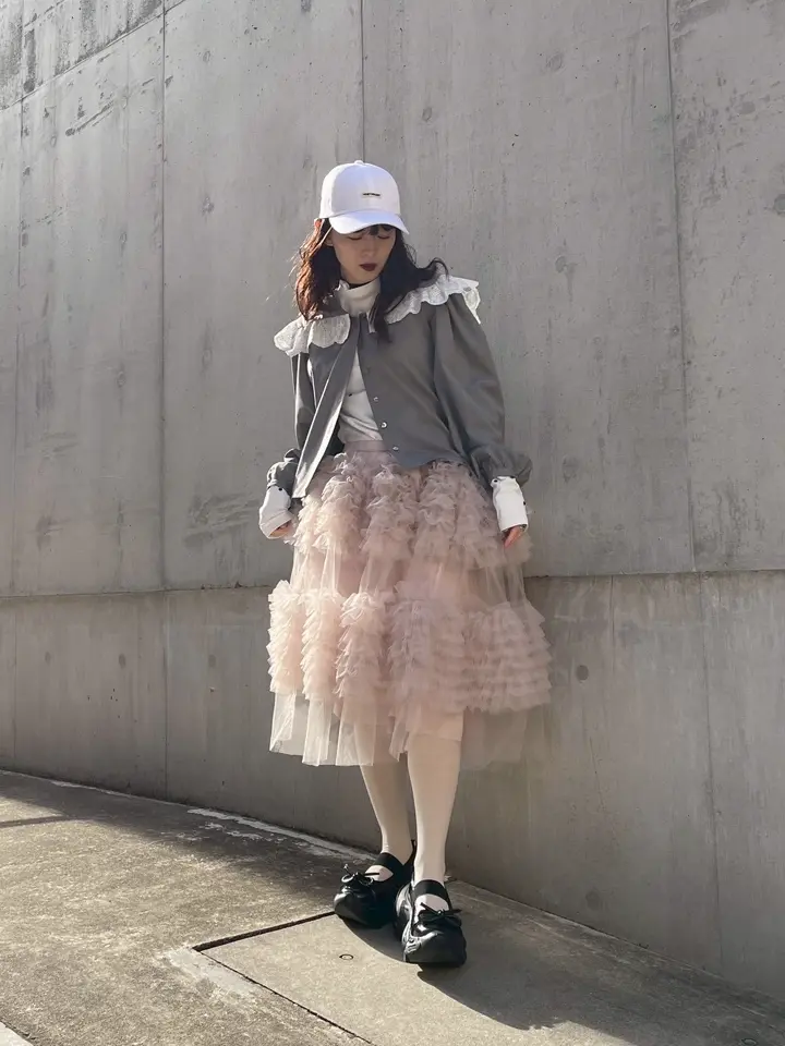 HONEY MI HONEY｜lace frill sailor collar blouse｜レディース ブラウス