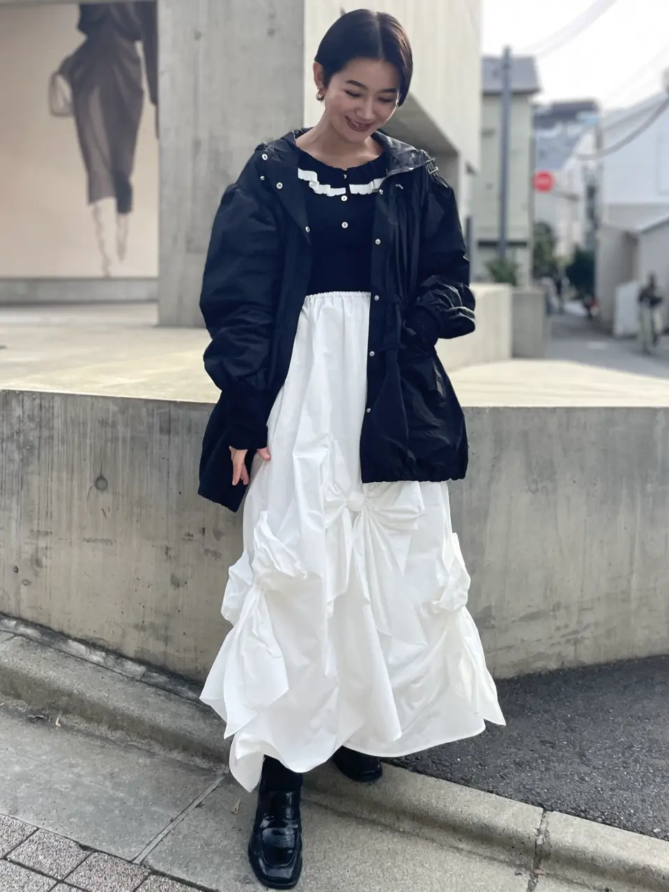 HONEY MI HONEY｜crochet frill knit bodysuit｜クロシェフリルニット