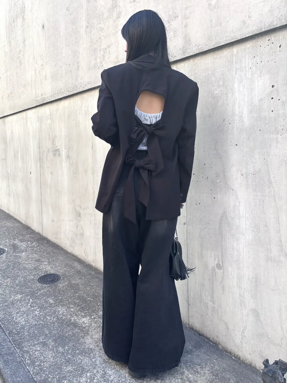 HONEY MI HONEY｜crochet frill knit bodysuit