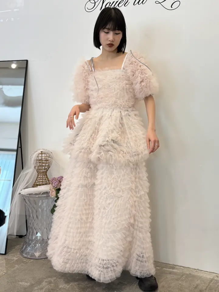 tulle tiered two-way tunic | HONEY MI HONEY