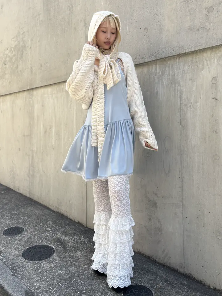 lace tiered frill flare pants | HONEY MI HONEY