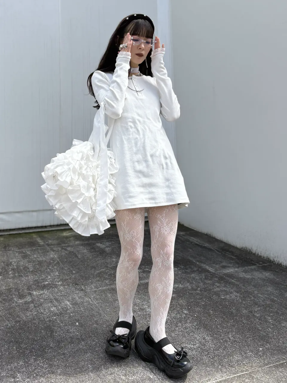 tiered frill bag & mini skirt | HONEY MI HONEY
