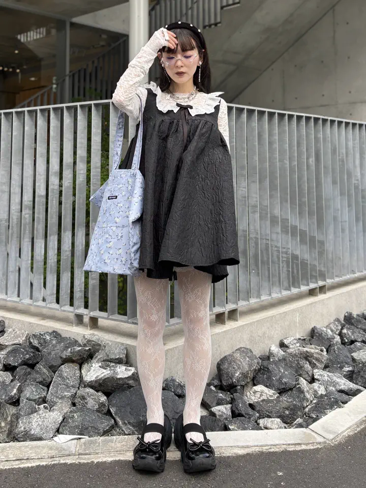 cotton frill quilting babydoll | HONEY MI HONEY