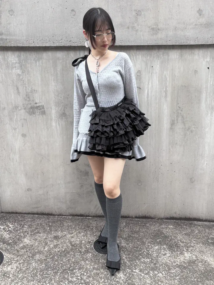tiered frill bag & mini skirt | HONEY MI HONEY