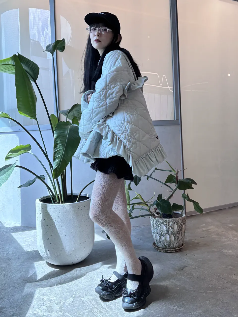 rose quilting sailor coat | HONEY MI HONEY